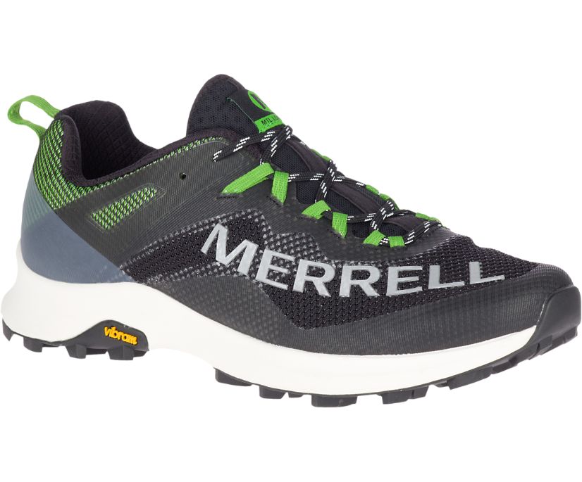 Buty Merrell MTL Long Sky - Buty do Biegania Męskie Merrell - Czarne/Głęboka Zielone [LIYMB-0519]